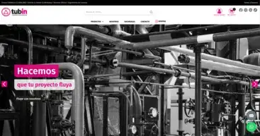 landing page tubin ecommerce